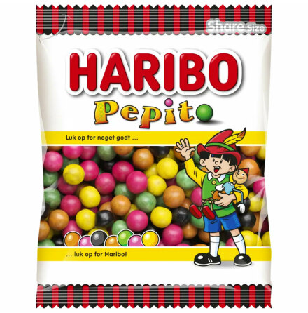 Pepito - lakritskulor med dragverdrag - Haribo