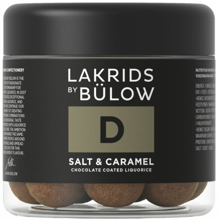 D  chokladverdragen stlakrits med havssalt och karamell Lakrids by Blow