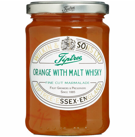 Apelsinmarmelad med smak av maltwhisky - Tiptree / Wilkins & Sons Ltd